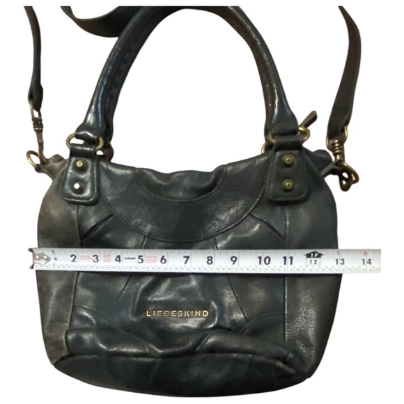 Liebeskind distressed leather shoulder bag/crossbody bag - Picture 10 of 16